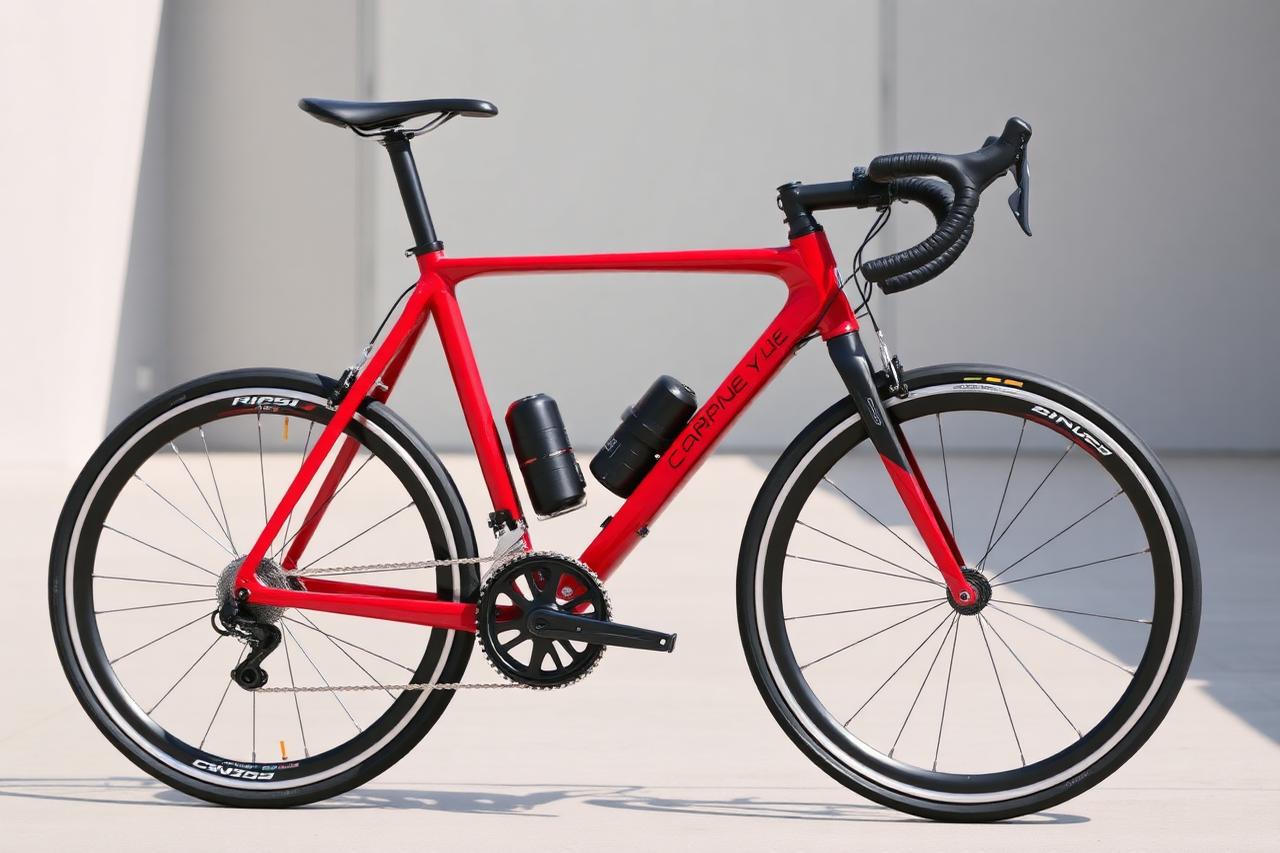 Bicicleta de ruta carbono — 18 velocidades