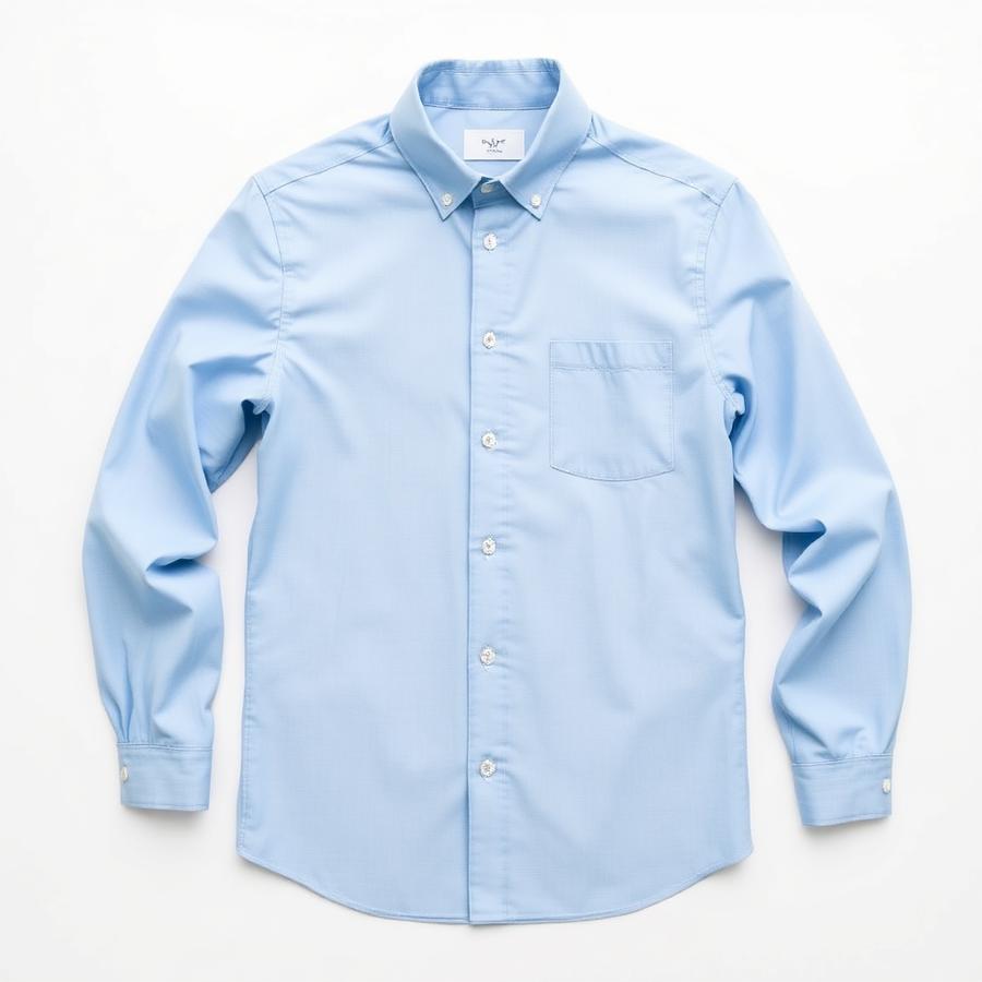 Camisa Oxford manga larga azul claro - Ralph Lauren